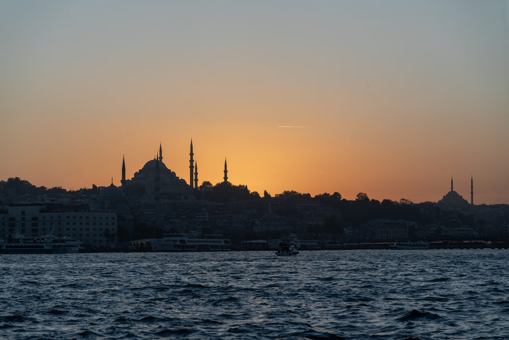 Sunset Süleymaniye Mosque Istanbul